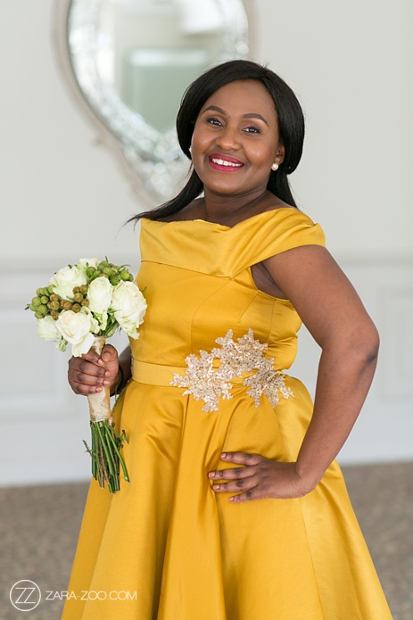 golden bridesmaid dress